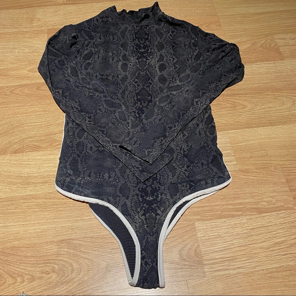 Acacia Swimwear Ehukai in Sage Python